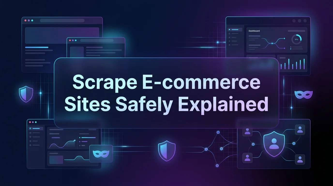 How to Scrape E-commerce Sites Safely & Avoid Bans in 2026