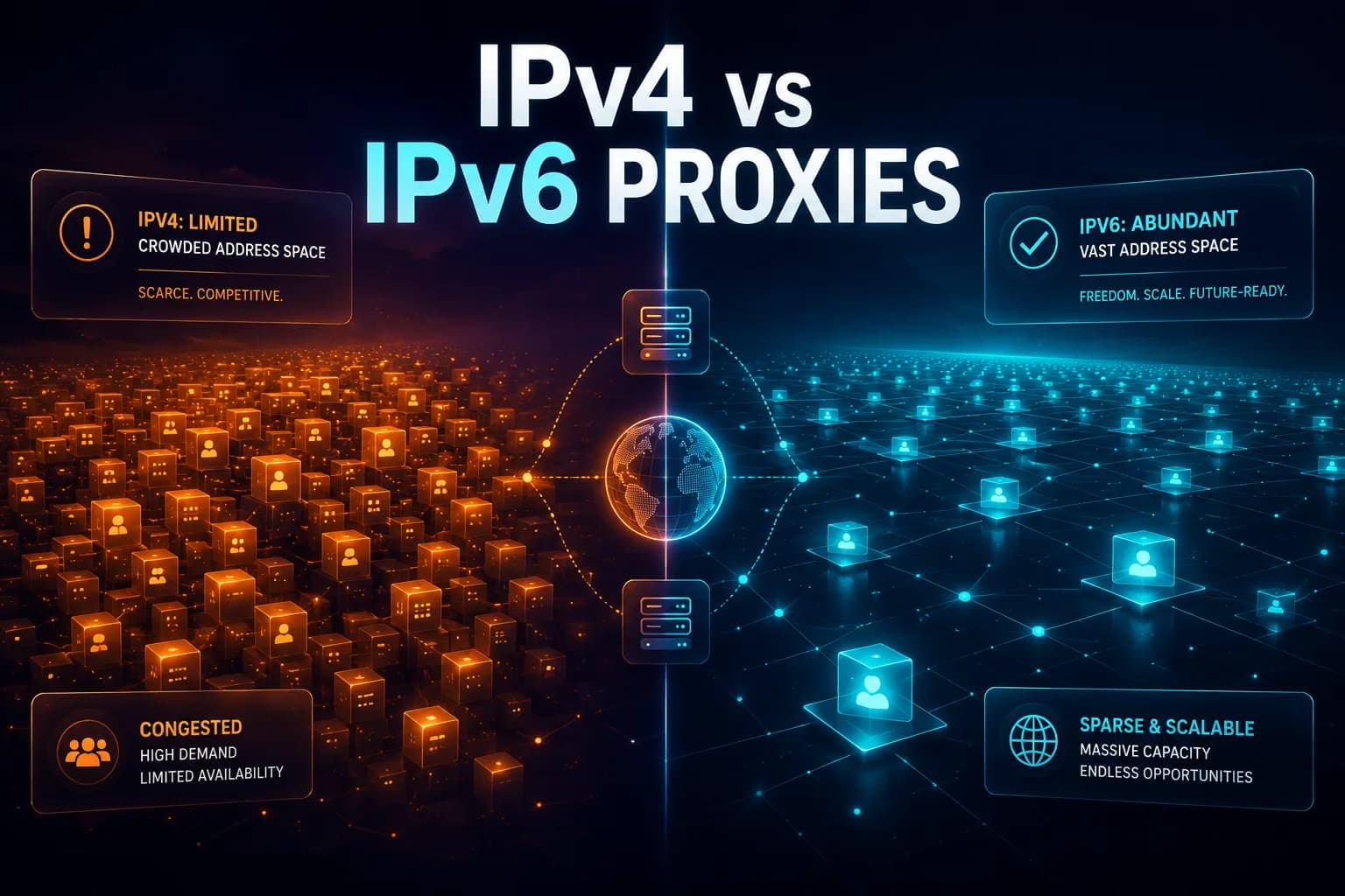 IPv4 vs IPv6 Proxies: Architecture, Compatibility & Performance (2026)