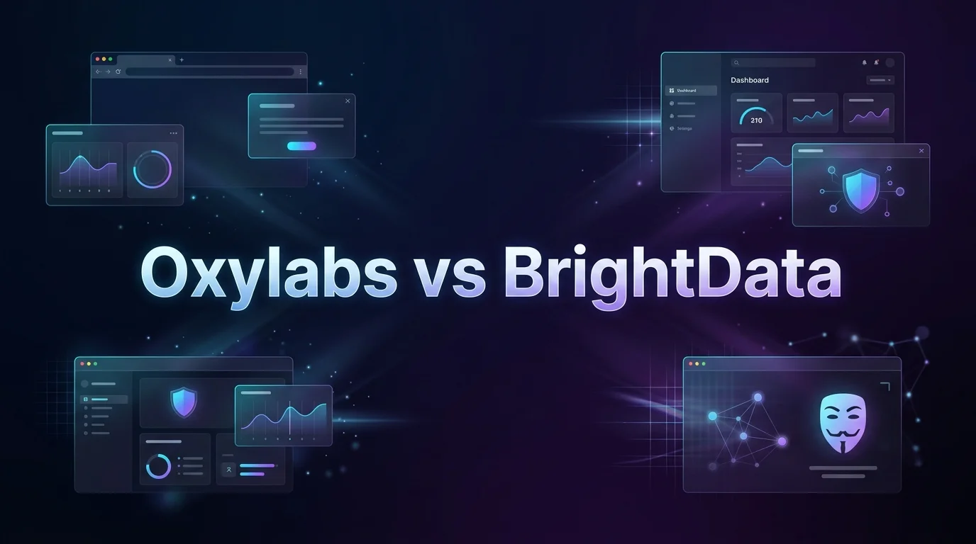 Oxylabs vs BrightData 2026: Pricing, Speed, Use Cases